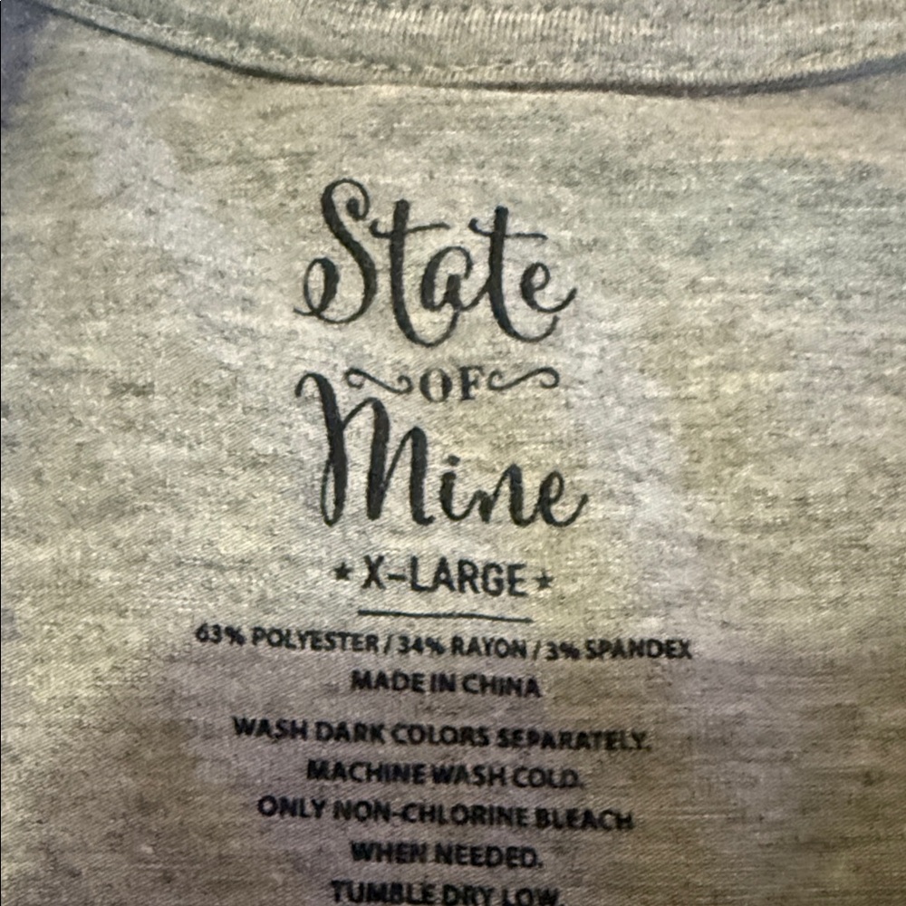 State of Mind Gray Long-Sleeve Top with Turkey 'Gobble Til You Wobble' Graphic - Picture 2 of 5